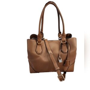 NINE WEST Brooklyn Butter Carryall Satchel Crossbody NWOT